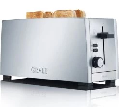 Grille Pain 2 Fentes Larges Inox - Graef TO100EU