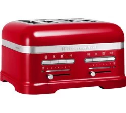 Toaster KitchenAid 5KMT4205ECA Artisan Rouge Pomme D'Amour - 4 Fentes