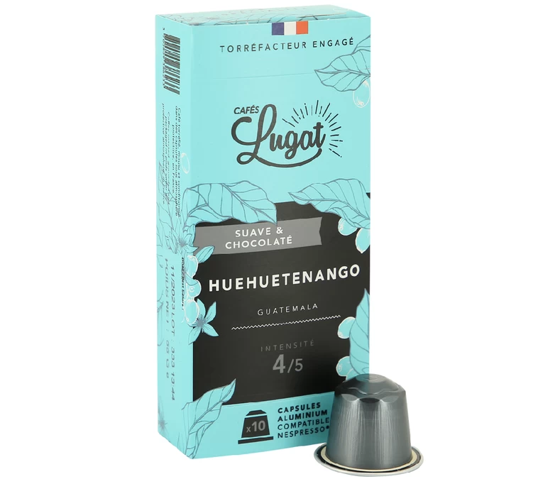 50 Capsules Huehuetenango - Compatibles Nespresso® - CAFÉS LUGAT 3 50 Capsules Huehuetenango - Compatibles Nespresso® - CAFÉS LUGAT – Image 3