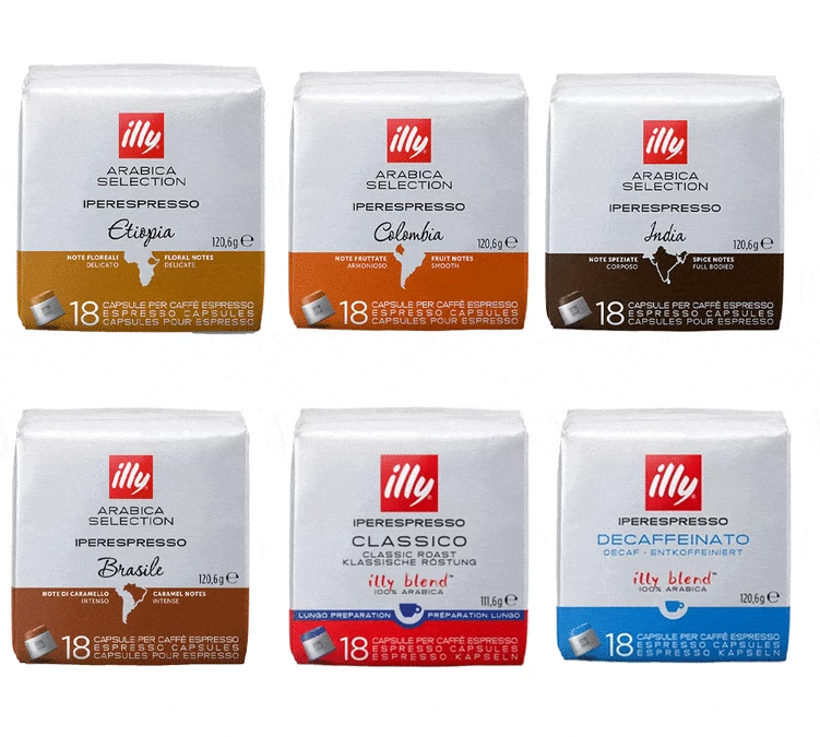Pack Découverte 108 Capsules Iperespresso - ILLY 1 Pack Découverte 108 Capsules Iperespresso - ILLY