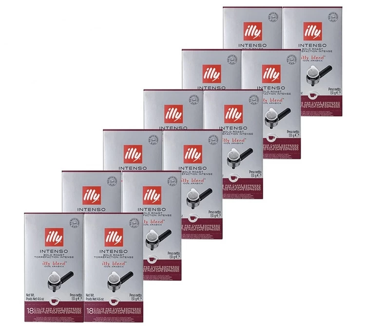216 Dosettes ESE Espresso Torréfaction Foncée - ILLY 1 216 Dosettes ESE Espresso Torréfaction Foncée - ILLY