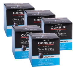 80 Capsules Nescafe® Dolce Gusto® Compatibles Gran Riserva Decaffeinato - CAFFE CORSINI