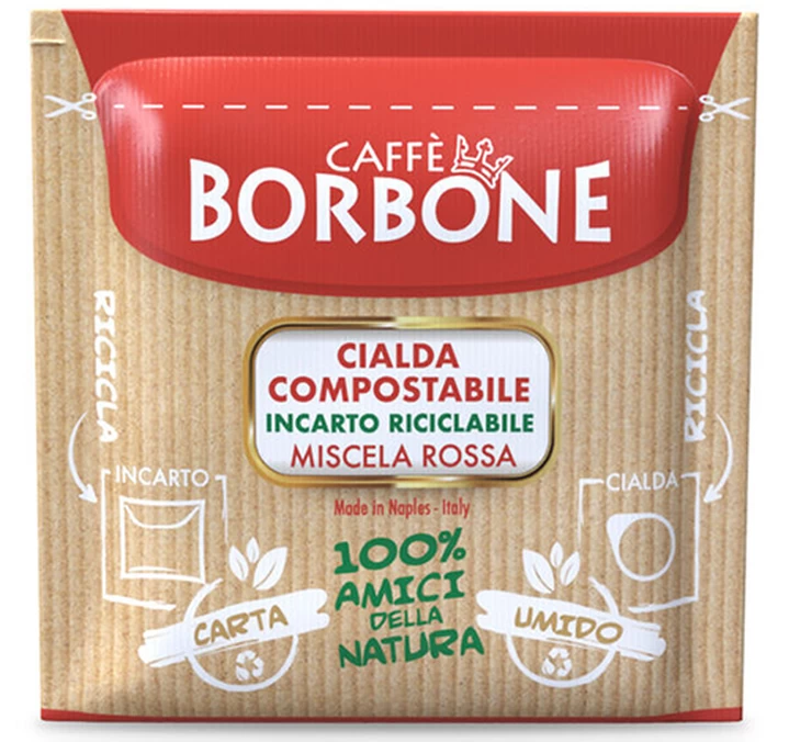 50 Dosettes ESE - Miscela Rossa - CAFFE BORBONE 2 50 Dosettes ESE - Miscela Rossa - CAFFE BORBONE – Image 2
