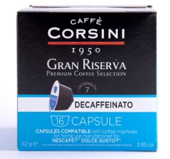 80 Capsules Nescafe® Dolce Gusto® Compatibles Gran Riserva Decaffeinato - CAFFE CORSINI -Cafe Lux Magasin image secondaire 31083 1