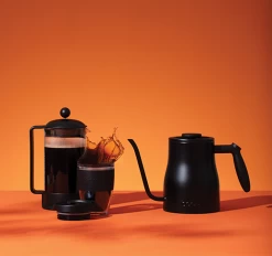 Bouilloire Traditionnelle Gooseneck - Inox Noir Mat à Long Bec - 1L - BODUM -Cafe Lux Magasin image secondaire 89622