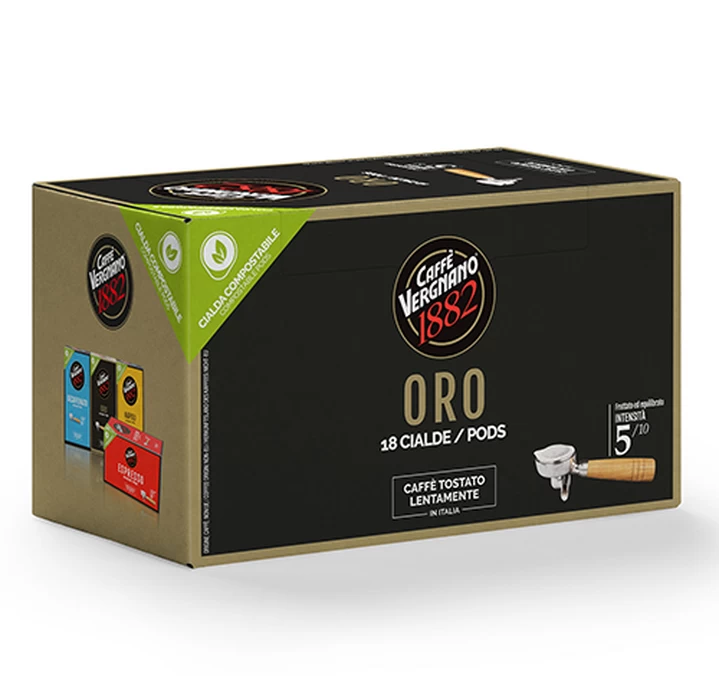 Caffè Vergnano Pack 90 Dosettes ESE Oro - CAFFE VERGNANO 2 Caffè Vergnano Pack 90 Dosettes ESE Oro - CAFFE VERGNANO – Image 2