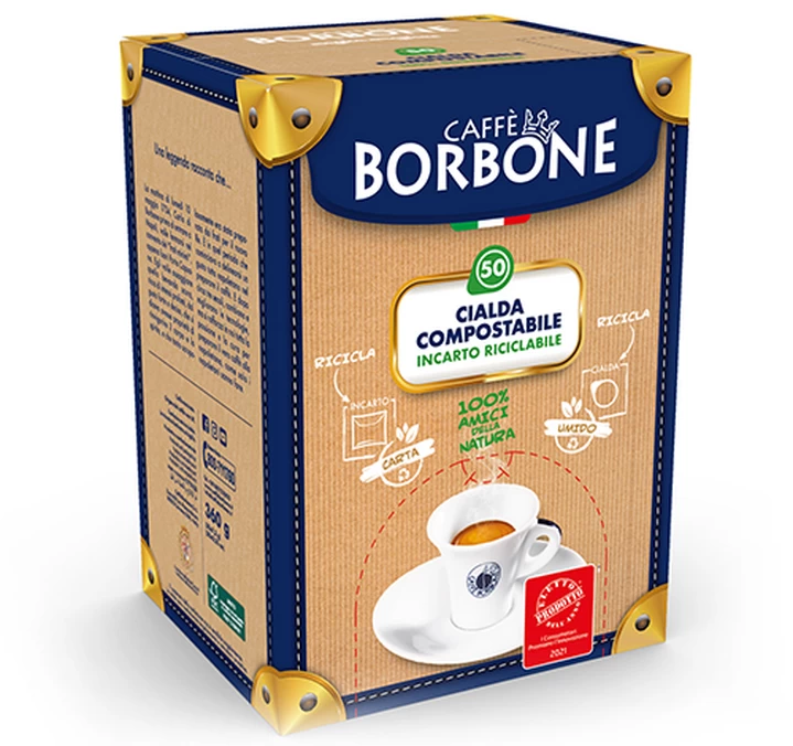 50 Dosettes ESE - Miscela Rossa - CAFFE BORBONE 4 50 Dosettes ESE - Miscela Rossa - CAFFE BORBONE – Image 4