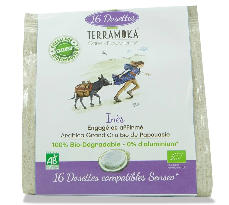 Pack 80 Dosettes Compatibles Senseo Souples Bio Ines - TERRAMOKA 2 Pack 80 Dosettes Compatibles Senseo Souples Bio Ines - TERRAMOKA – Image 2