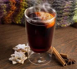 2 Verres Hot'n Cool Barista 35cl - JEANAER GLAS -Cafe Lux Magasin jenaer 35cl amb