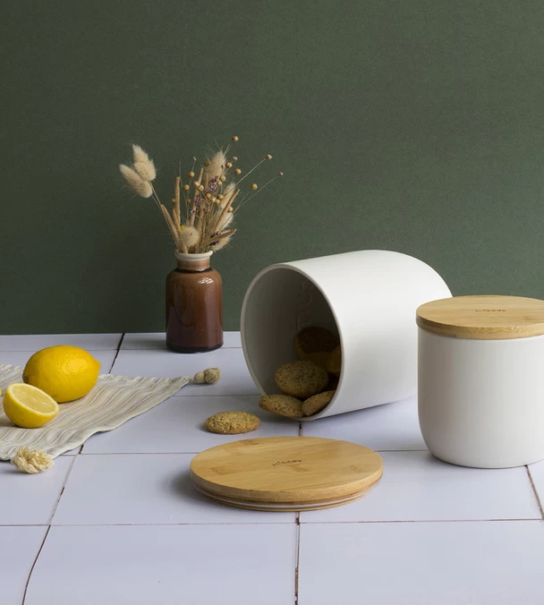 Lot De 3 Boîtes à Café/thé Rondes PEBBLY 3 Lot De 3 Boîtes à Café/thé Rondes PEBBLY – Image 3