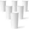 Lot De 6 Tasses EMMA 40cl En Porcelaine Pure White