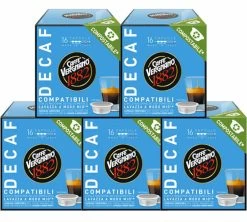Caffè Vergnano 80 Capsules Compostables Compatibles A Modo Mio Lavazza Décaféiné - CAFFE VERGNANO
