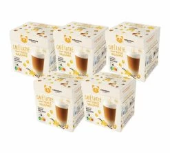 60 Capsules Compatibles Nescafe® Dolce Gusto® Latte Saveur Vanille Macadamia - COLUMBUS CAFE & CO