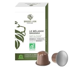 100 Capsules Bio Le Mélange Savanah - Compatibles Nespresso® - GREEN LION COFFEE