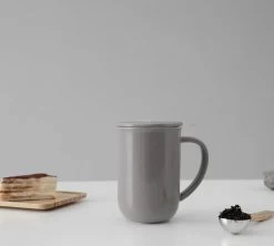 Mug Minima Wool Grey 50 Cl Avec Infuseur Inox - VIVA SCANDINAVIA -Cafe Lux Magasin minima grey lifestyle