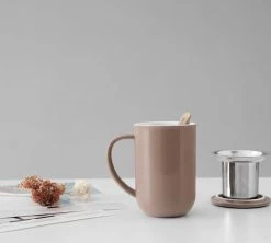Mug Minima Stone Rose 50 Cl Avec Infuseur Inox - VIVA SCANDINAVIA -Cafe Lux Magasin minima rose lifestyle3