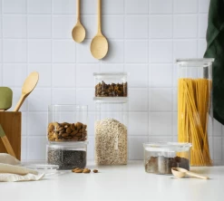 Boîte De Conservation Carrée En Verre 2.2L - PEBBLY -Cafe Lux Magasin mixte 3