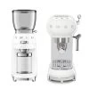 Set Petit-Déjeuner Machine Expresso ECF01WHEU Et Moulin à Café CGF01WHEU Blanc- SMEG