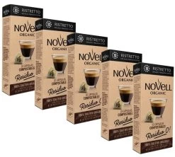 Pack 50 Capsules Ristretto Bio - Compatible Nespresso® - CAFES NOVELL
