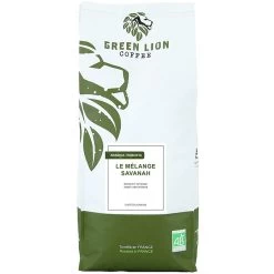 1kg Café En Grain Bio Mélange Savanah - GREEN LION COFFEE