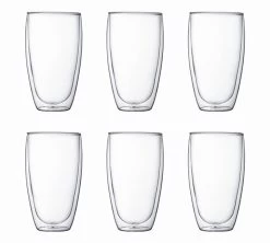 6 Verres BODUM Pavina Double Paroi 45 Cl