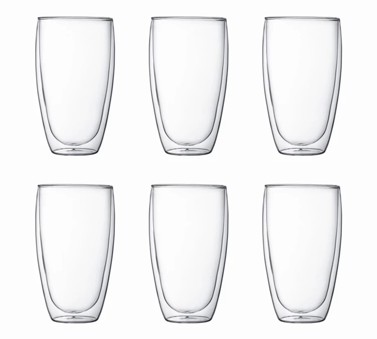 6 Verres BODUM Pavina Double Paroi 45 Cl 1 6 Verres BODUM Pavina Double Paroi 45 Cl