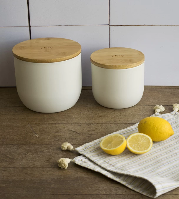 Lot De 3 Boîtes à Café/thé Rondes PEBBLY 2 Lot De 3 Boîtes à Café/thé Rondes PEBBLY – Image 2