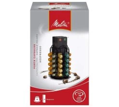 Porte Capsules Distributeur Noir Pour Nespresso - 40 Capsules - Melitta -Cafe Lux Magasin portecapsnes boitemelitta