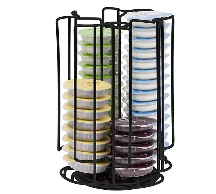 Porte Capsules Distributeur Noir Pour Tassimo - 48 T-Discs - Melitta 1 Porte Capsules Distributeur Noir Pour Tassimo - 48 T-Discs - Melitta