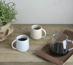 Tasse KINTO Ripple Beige En Procelaine 250 Ml -Cafe Lux Magasin ripple lifestyle