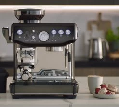 Machine Expresso SAGE Barista Express Impress SES876BST4EEU1 Inox Noir -Cafe Lux Magasin sage barista express impress bst 3