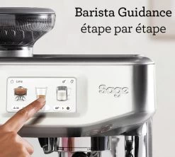 Machine Expresso SAGE Barista Touch Impress SES881BTR4FEU1 Inox Noir Truffe 6 Machine Expresso SAGE Barista Touch Impress SES881BTR4FEU1 Inox Noir Truffe -Cafe Lux Magasin sage baristatouchimpress inox noir 3 1