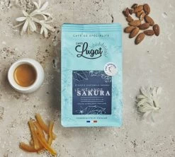 250g Café En Grains : Le Mélange Sakura - Cafés Lugat -Cafe Lux Magasin sakura notes dgustation