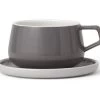 Mug Et Sous Tasse En Porcelaine - Storm - 30 Cl - Viva Scandinavia