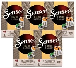 Pack 100 Dosettes Souples Xtra Long Classique - SENSEO