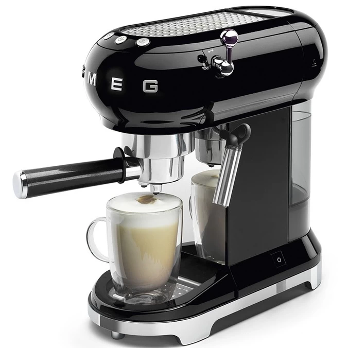 Set Petit-Déjeuner Machine Expresso ECF01BLEU Et Moulin à Café CGF01BLEU Noir - SMEG 2 Set Petit-Déjeuner Machine Expresso ECF01BLEU Et Moulin à Café CGF01BLEU Noir - SMEG – Image 2