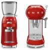 Set Petit-Déjeuner Machine Expresso ECF01RDEU Et Moulin à Café CGF01RDEU Rouge - SMEG