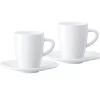 Tasses - JURA - Tasses + Sous Tasses Espresso 8cl X2