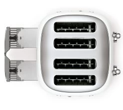 Toaster TSF03WHEU 4 Tranches Blanc - SMEG -Cafe Lux Magasin toaster4tr blanc