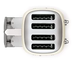 Grille-pain TSF03CREU 4 Tranches Crème - SMEG -Cafe Lux Magasin toaster4tr crehaut