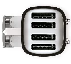 Grille-pain Smeg TSF03BLEU 4 Tranches - Noir -Cafe Lux Magasin toaster4tr noir2