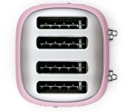 Grille-pain TSF03PKEU 4 Tranches Rose Vernis - SMEG -Cafe Lux Magasin toaster4tr rose6