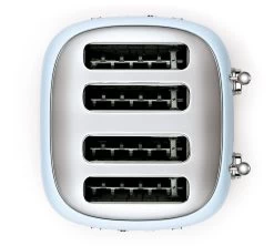 Grille-pain Smeg TSF03PBEU 4 Tranches Bleu Azur -Cafe Lux Magasin toaster4tra blaz