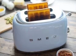 Grille-pain TSF01PBEU 2 Tranches Bleu Azur - SMEG -Cafe Lux Magasin toaster azur amb