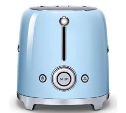 Grille-pain TSF01PBEU 2 Tranches Bleu Azur - SMEG -Cafe Lux Magasin toaster azur cote