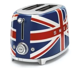 Grille-pain TSF01UJEU 2 Tranches Années 50 Union Jack - SMEG -Cafe Lux Magasin toaster jack5