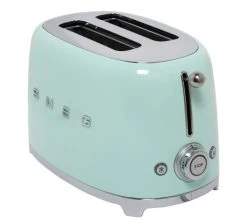 Grille-pain TSF01PGEU 2 Tranches Vert D'eau - SMEG -Cafe Lux Magasin toaster verredeau boutons