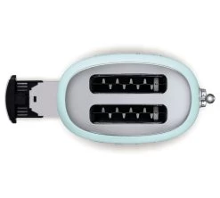 Grille-pain TSF01PGEU 2 Tranches Vert D'eau - SMEG -Cafe Lux Magasin toaster verredeau fentes