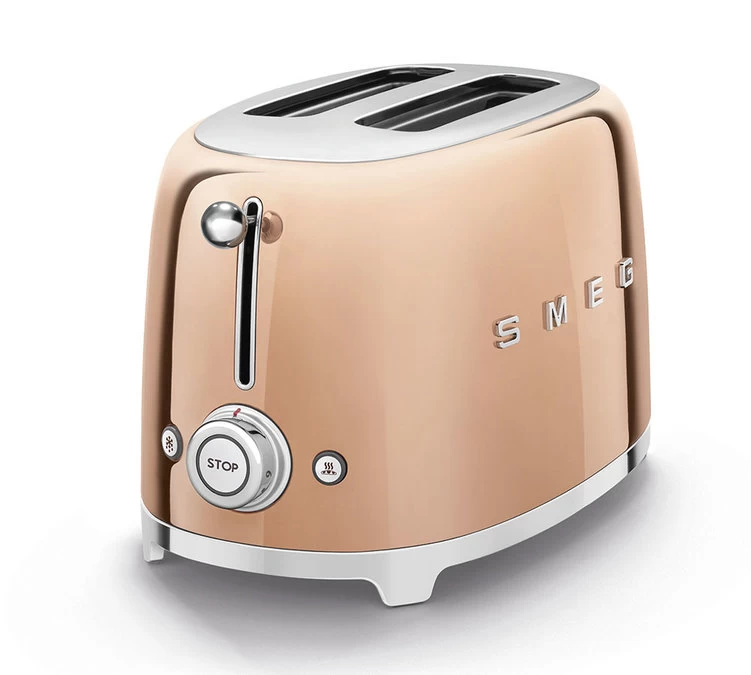 Grille-pain 2 Tranches KLF03RGEU Cuivre - SMEG 2 Grille-pain 2 Tranches KLF03RGEU Cuivre - SMEG – Image 2