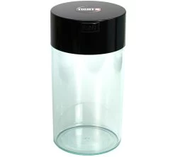 Boite Conservatrice Avec Vide D'air 400gr/1.3L Noir Et Transparente - Coffeevac